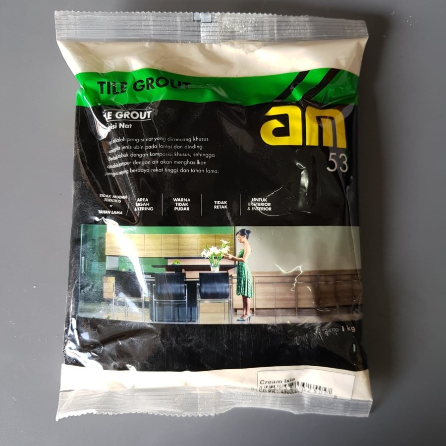CREAM IXIA AM 53 / SEMEN NAT KERAMIK/ TILE GROUT