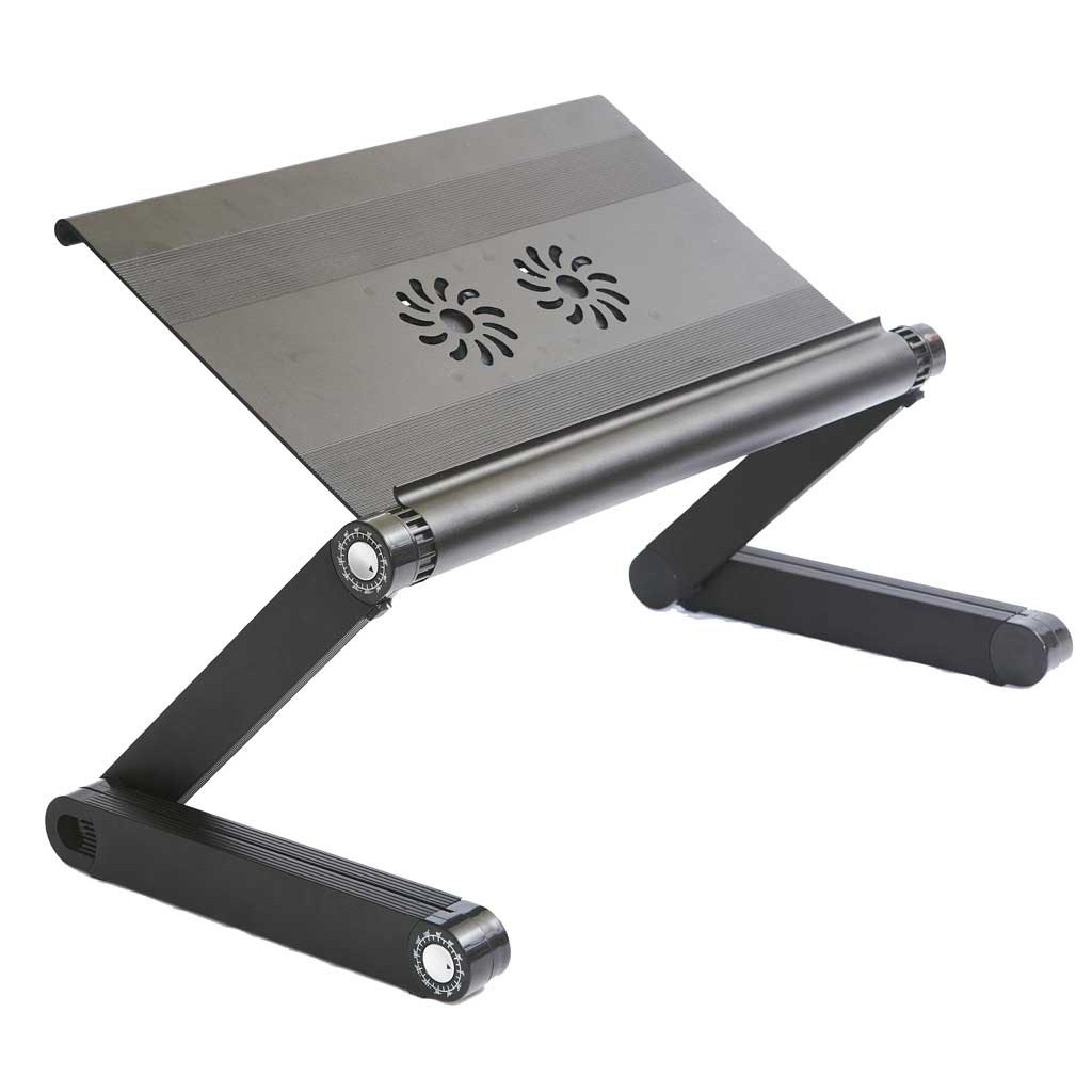 Multifunctional Aluminium Alloy Adjustable Portable Laptop Table Stand With Mouse Desk