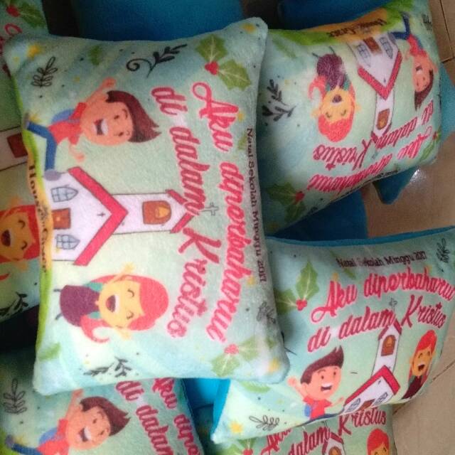 

Bantal printing souvenir DAN PROMOSI FULL COLOUR