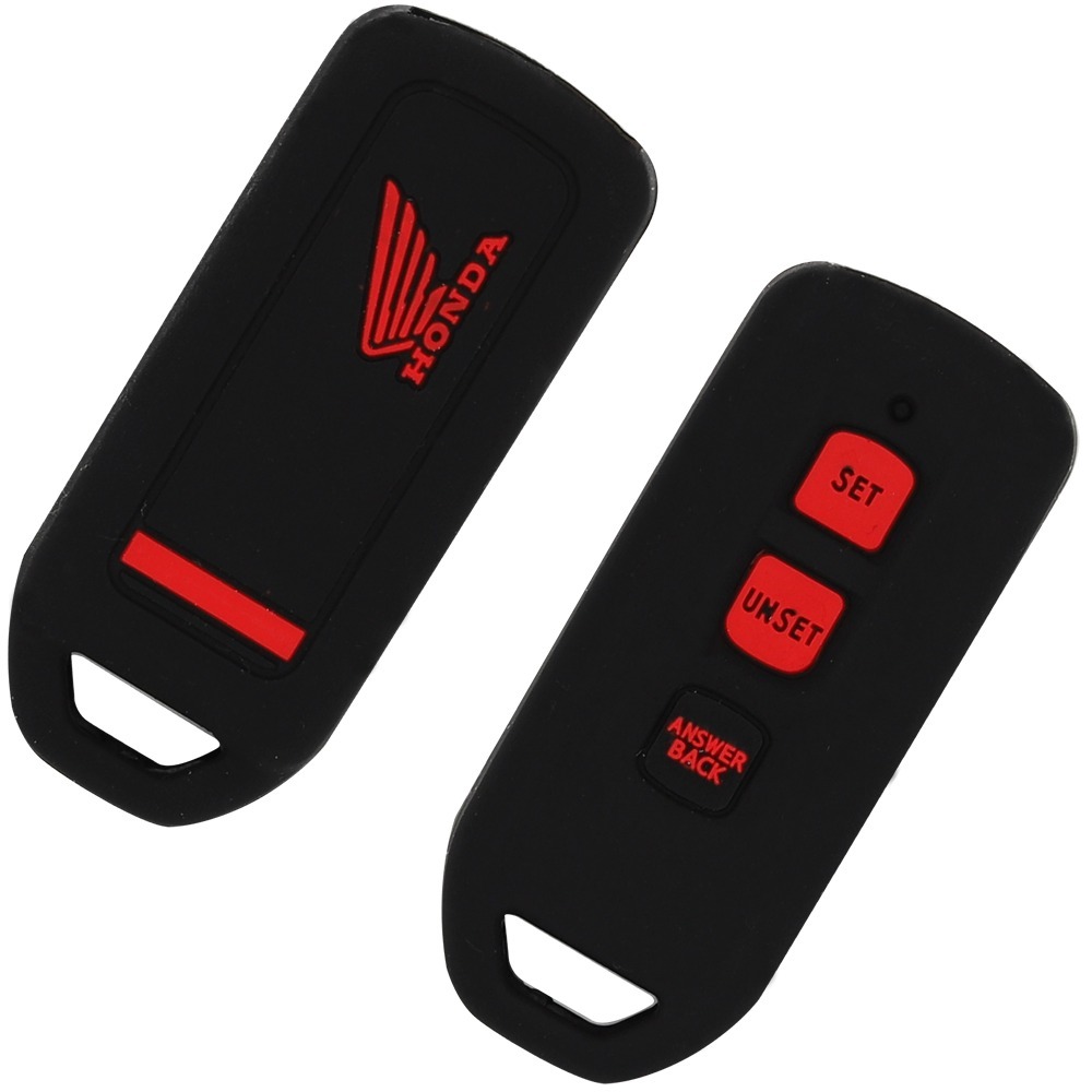 Silicone Remote 3 Tombol Kunci Kasus Untuk Honda Scoopy Vario PCX Monyet 125 Motor Scooter Smart Motor Key Cover