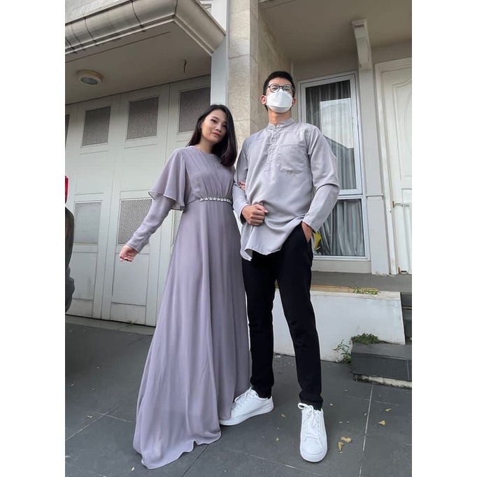 Jessicacollection COUPLE 621# Dress muslim Couple / Couple muslim cewek+ cowok