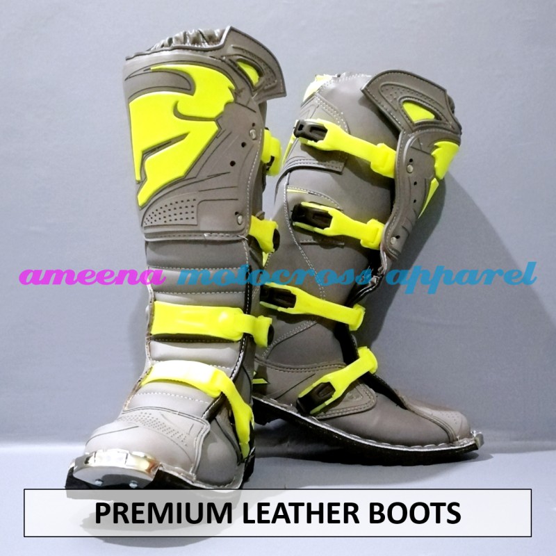 Sepatu Thor Premium Leather - Sepatu Trail - Sepatu Motocross - Sepatu MX - Sepatu Enduro - 017