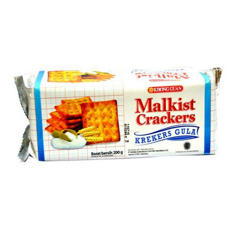 

KHONG GUAN MALKIST CRACKER - KREKERS GULA 200gr