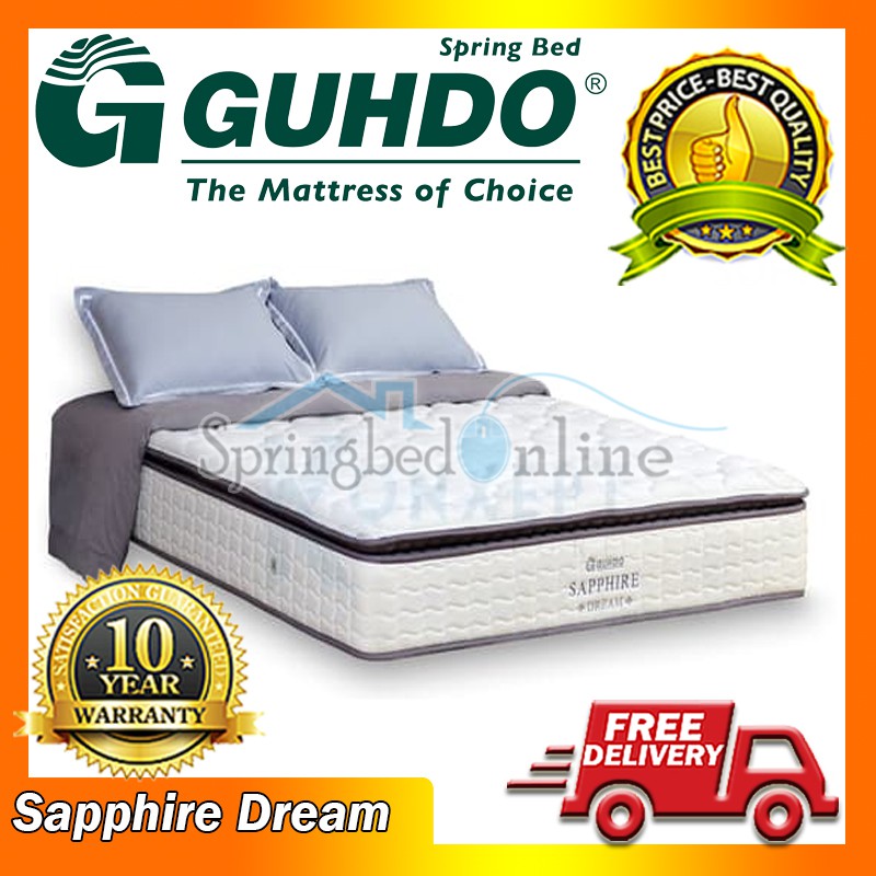 Springbed Guhdo Sapphire Dream 180x200 - Tebal 27cm - Kasur Saja