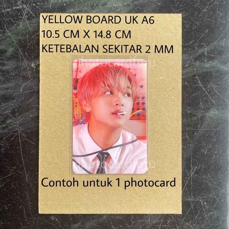 

READY STOCK YELLOW BOARD A6