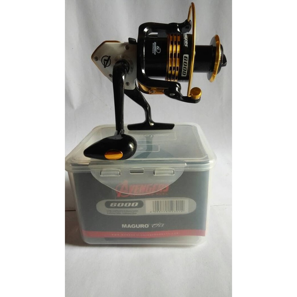 New Sale Reel Maguro Avenger 6000, 5 Bearings Ultra Smooth