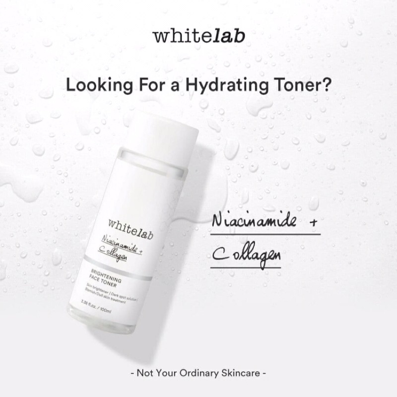 whitelab brigthening face toner 100ml