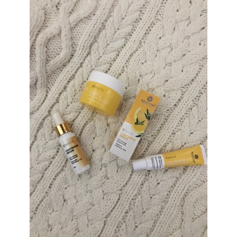 preloved skincare azarine , night cream , serum whitening , eye cream