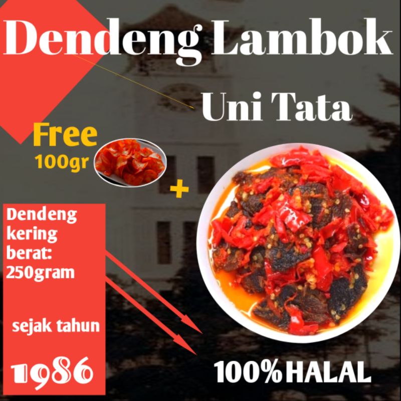 

Dendeng Lambok balado merah / hijau 250 gr khas Minang by Rendang Uni tata