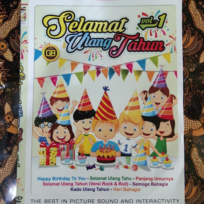 TERMURAH Kaset Dvd Lagu Selamat Ulang Tahun Lagu Anak Anak - Pesta Ulang Tahun DVD DTS