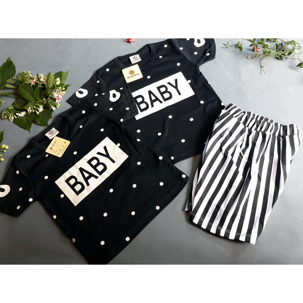 Baju anak setelan pakaian anak Bayi laki laki  keren