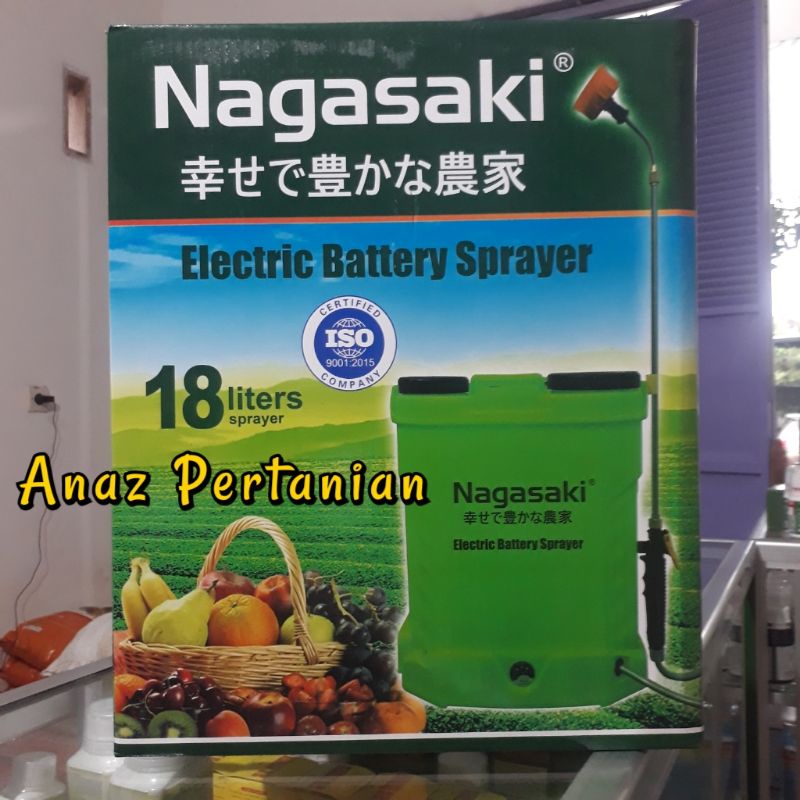 Sprayer Elektrik Nagasaki 18 Liter Tangki Alat Semprot Otomatis