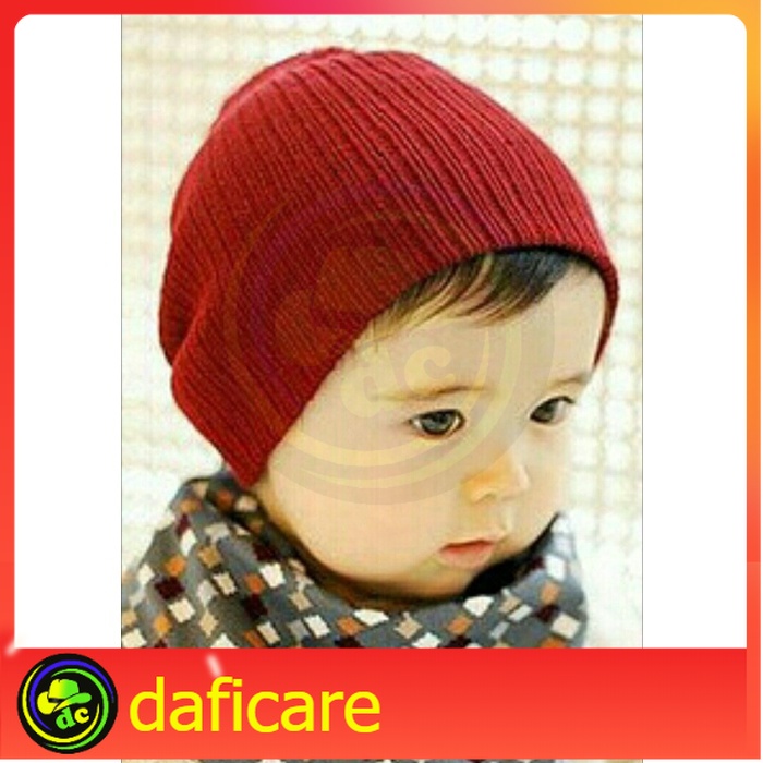 topi bayi kupluk bayi topi anak kupluk anak - Orange