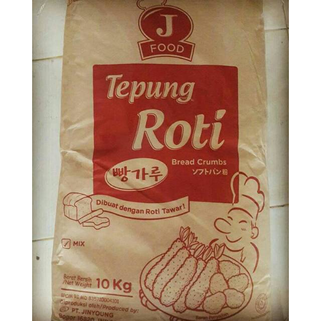 

Tepung roti kriuk JFood repack 500gr