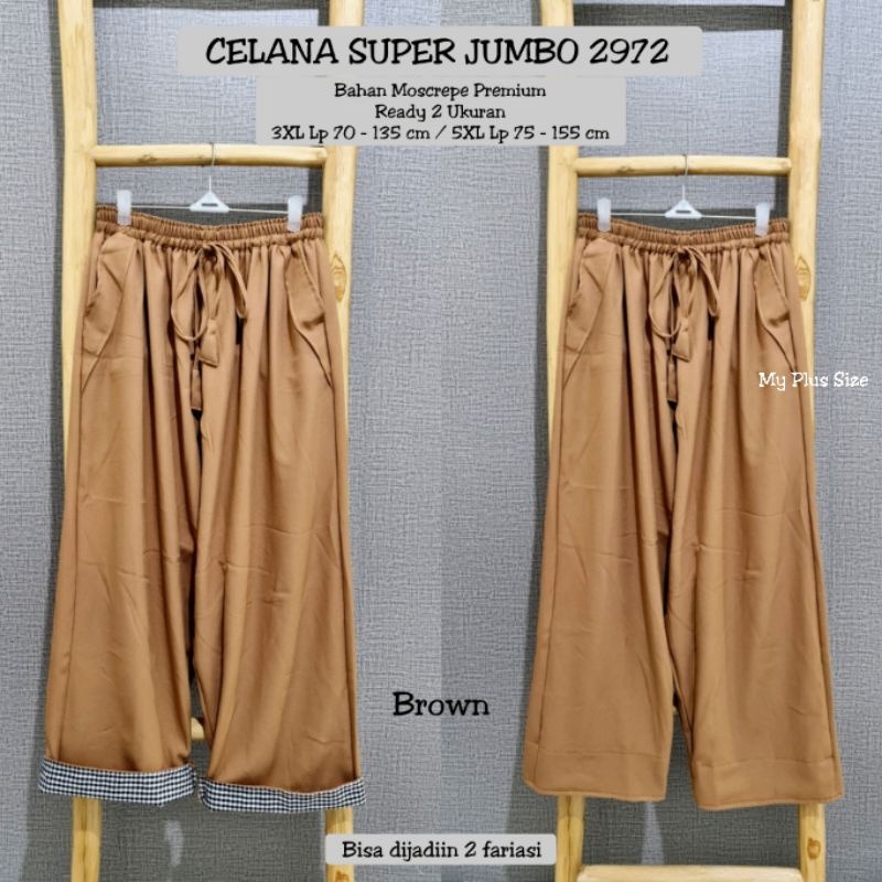 Celana Basic Wanita Super Jumbo 2972