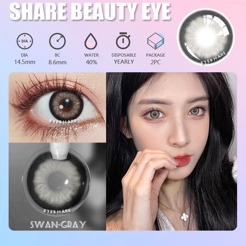 (COD) Softlens model terbaru 2023 Softlens New RICHGIRL 14.0mm Softlens lensa fashion, gratis kotak kecil bisa dipakai selama satu tahun, gratis ongkos kirim di toko