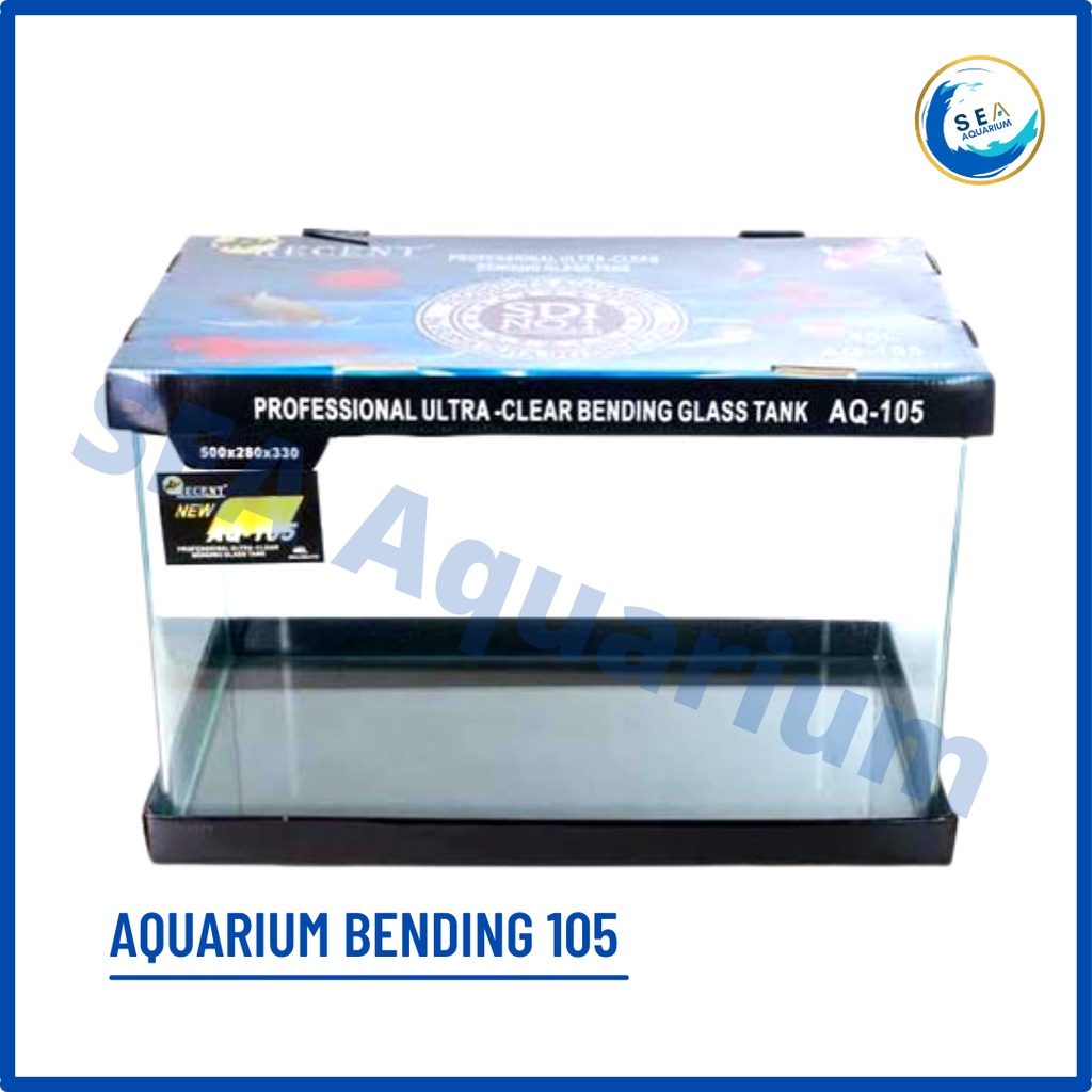 Aquarium Bending Glass Tank 3 Set 105 Kaca Bending Tanpa Sambungan