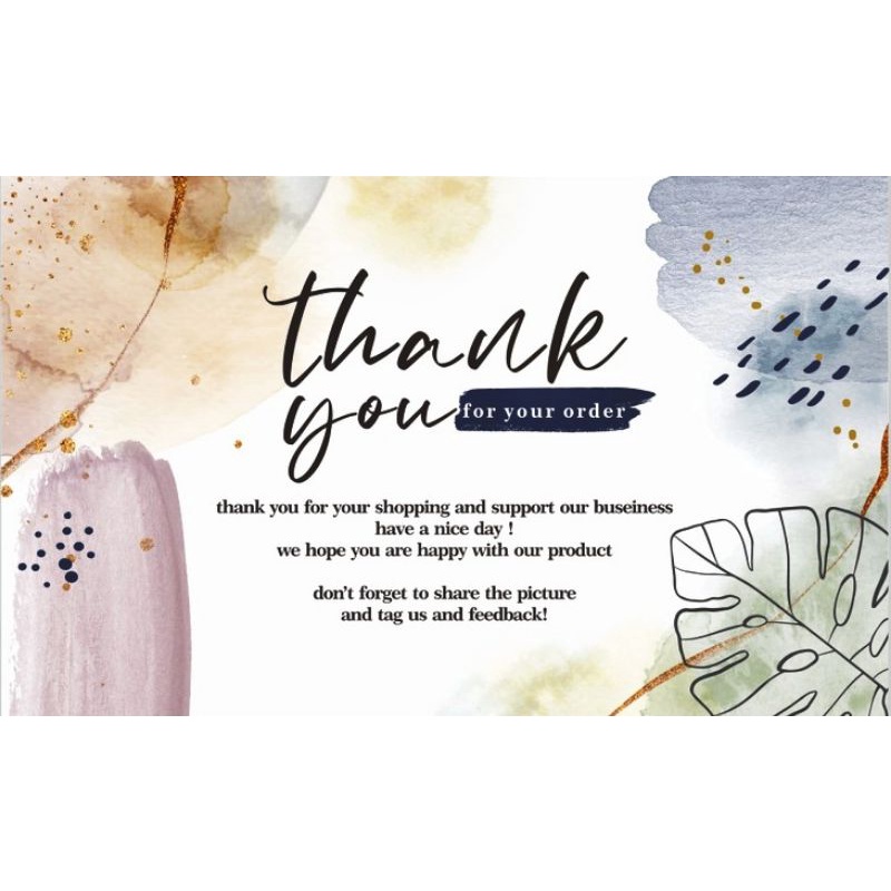 

(isi 36) Thanks Card Olshop
