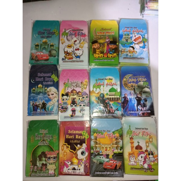 

amplop lebaran karakter
