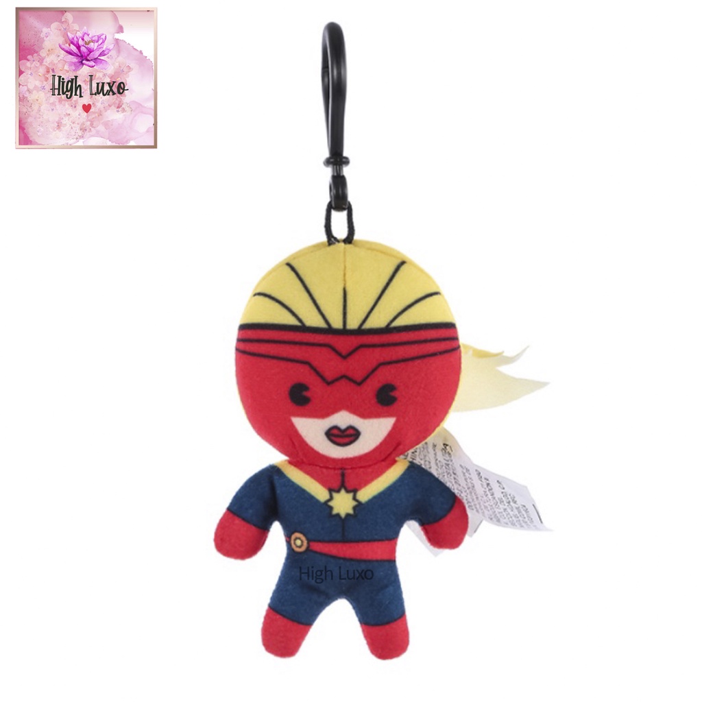 MINISO Official Captain Marvel Avengers Gantungan Kunci Tas Keychain Liontin Bag Charm Cute Kawaii L