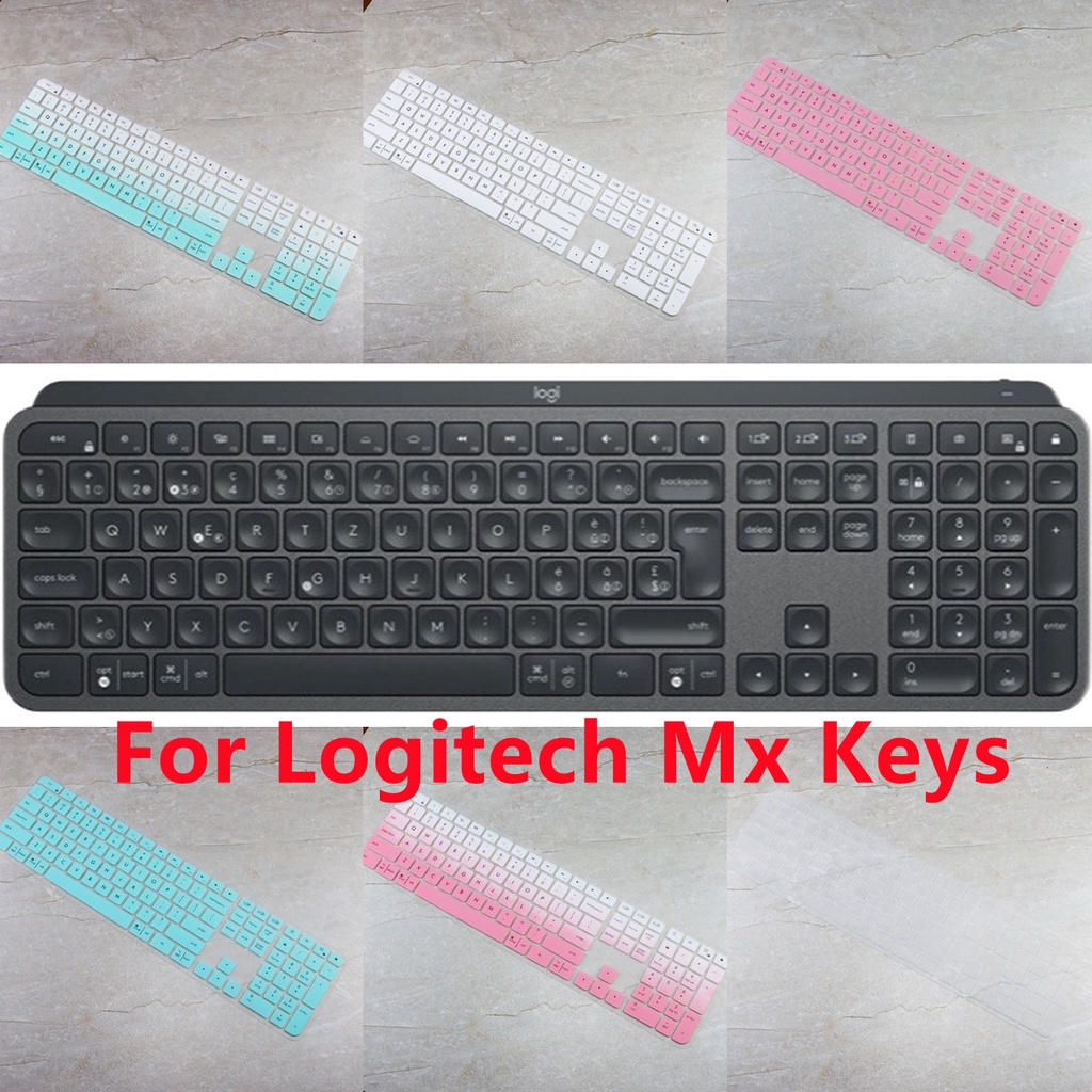 Cover Pelindung Keyboard Bahan Silikon Lembut Ultra Tipis Untuk Logitech Mx