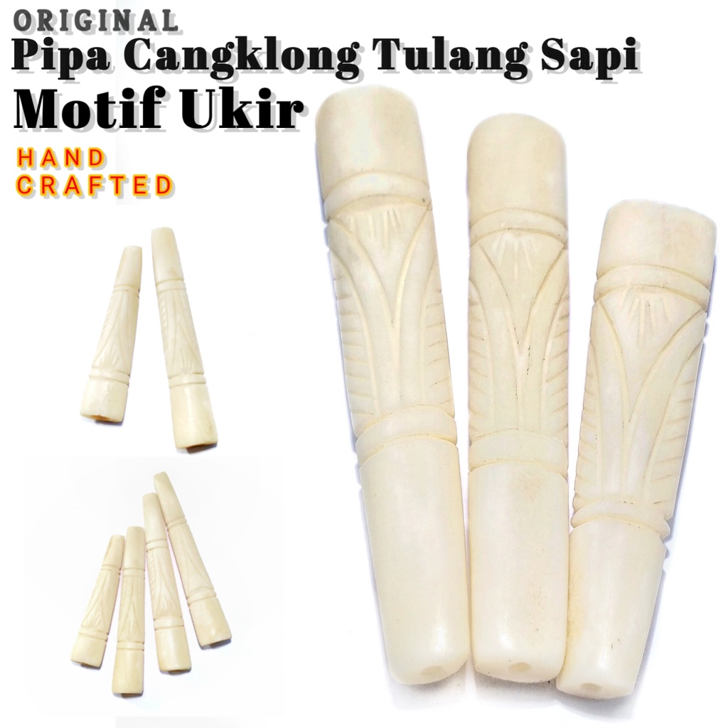 Pipa Roko once cangklong padudan Tulang Sapi motif cutting