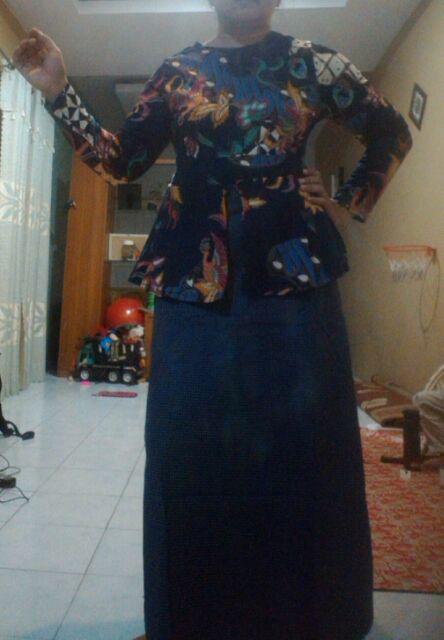 Gamis Muslim Fashion – Gamis Batik Wanita 392