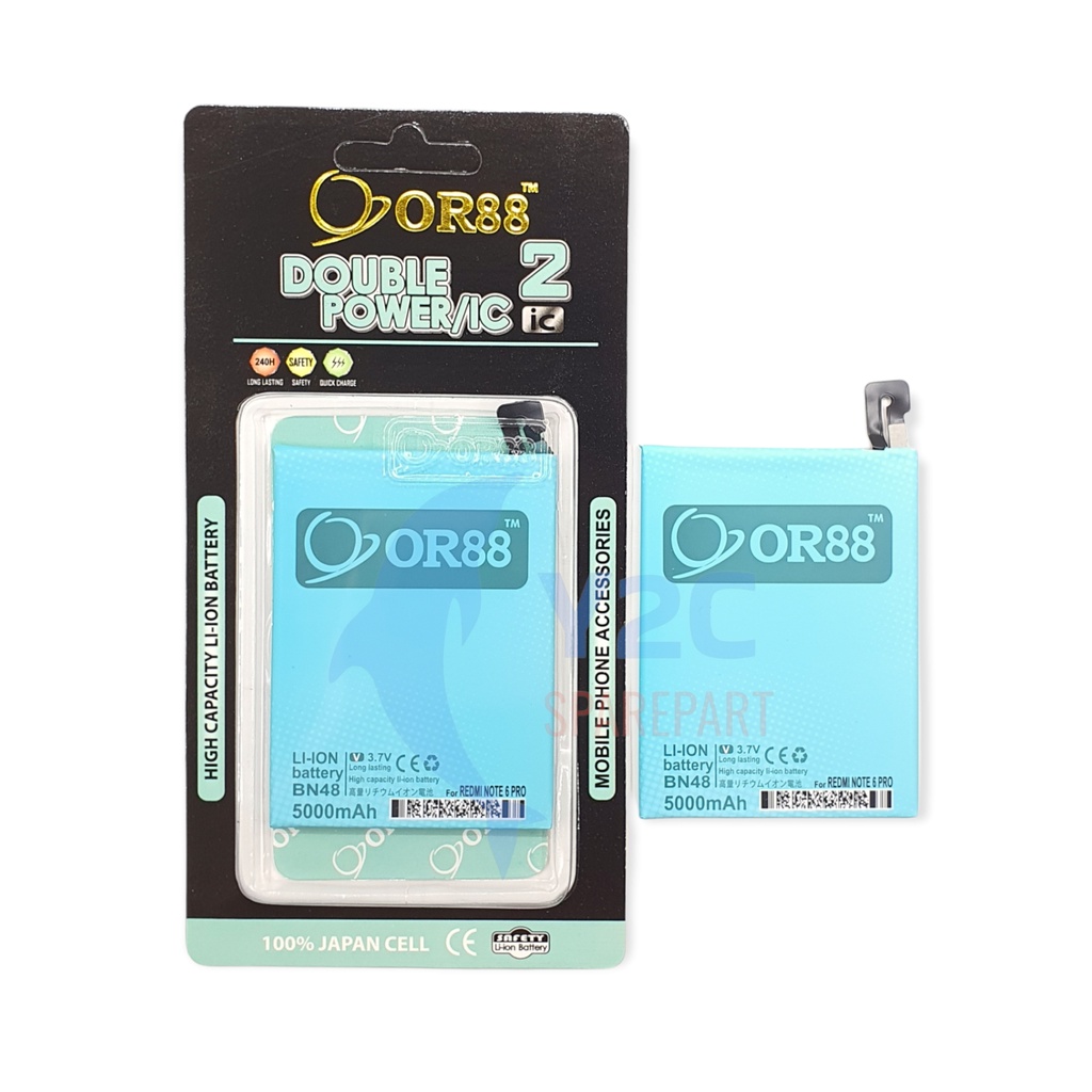 BATERAI XIAOMI REDMI NOTE 6 / NOTE 6 PRO / MI NOTE 2 PRO / BN48 DOUBLE POWER ORIENS 88 / BATRE BATERE BATRAI BATREI
