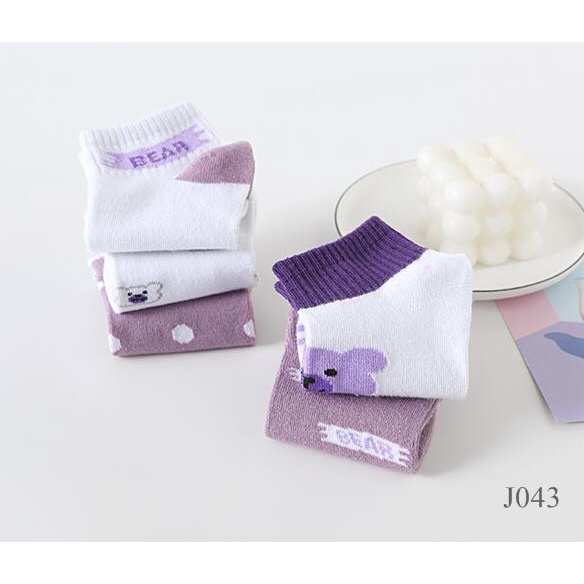 KAOS KAKI PURPLE BEAR J043