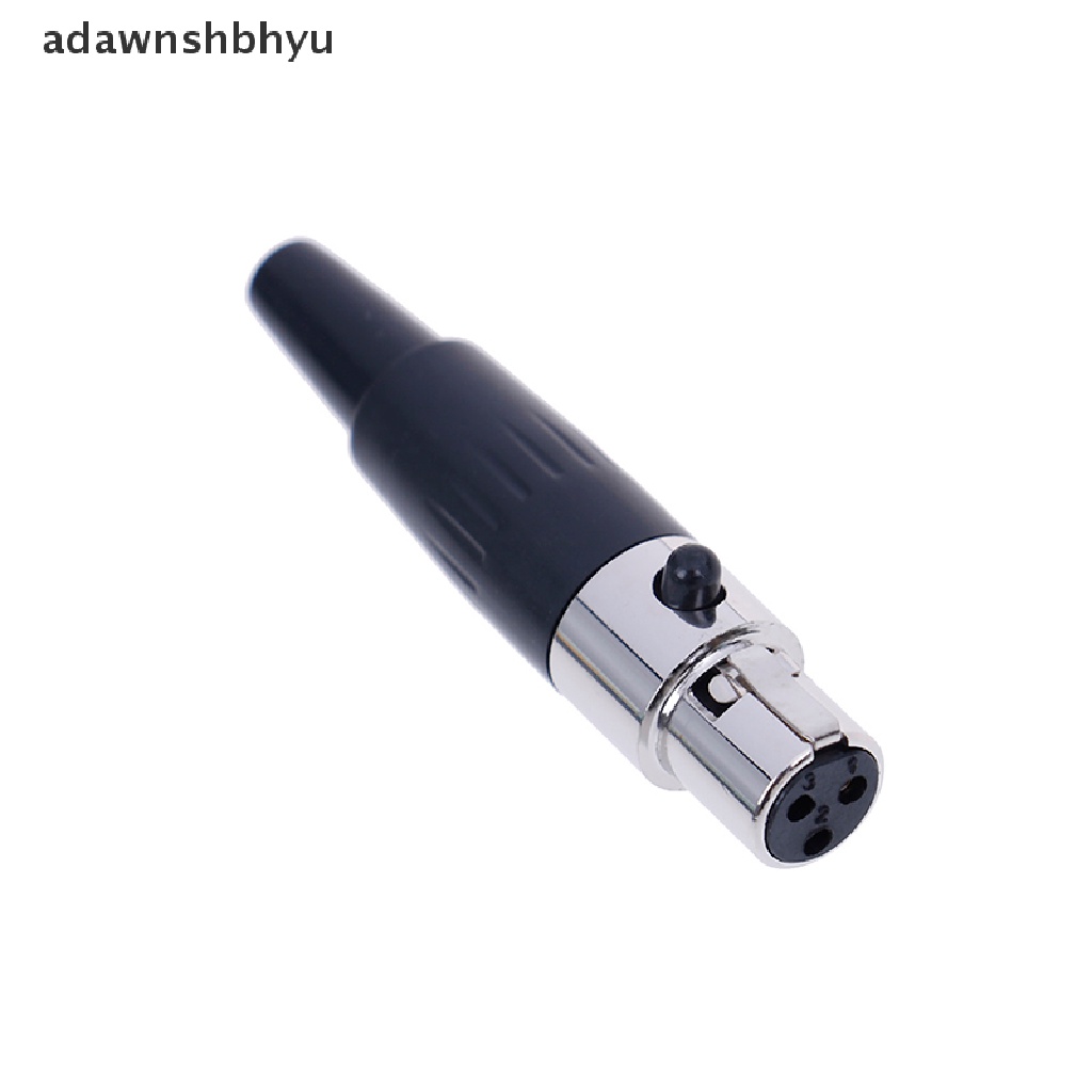 [adawnshbhyu] 1pc 3pin female plug mini TA3F XLR Konektor Mikrofon audio MIC adapter