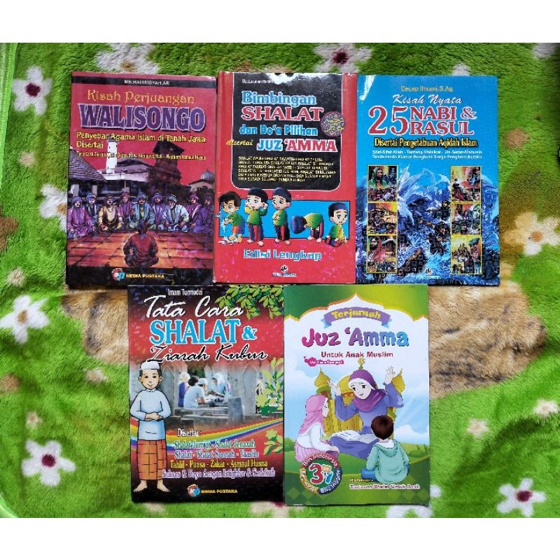 ORIGINAL BUKU KISAH PERJUANGAN WALI SONGO, BIMBINGAN SHOLAT DAN DOA PILIHAN JUZ 'AMMA, KISAH NYATA 2