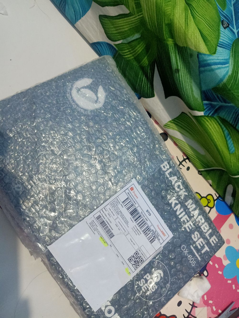 Pisau Set / Knife Set Oxone Black Marble / Marmer Hitam Ox 605 / Ox605 / Ox-605 (original100%)