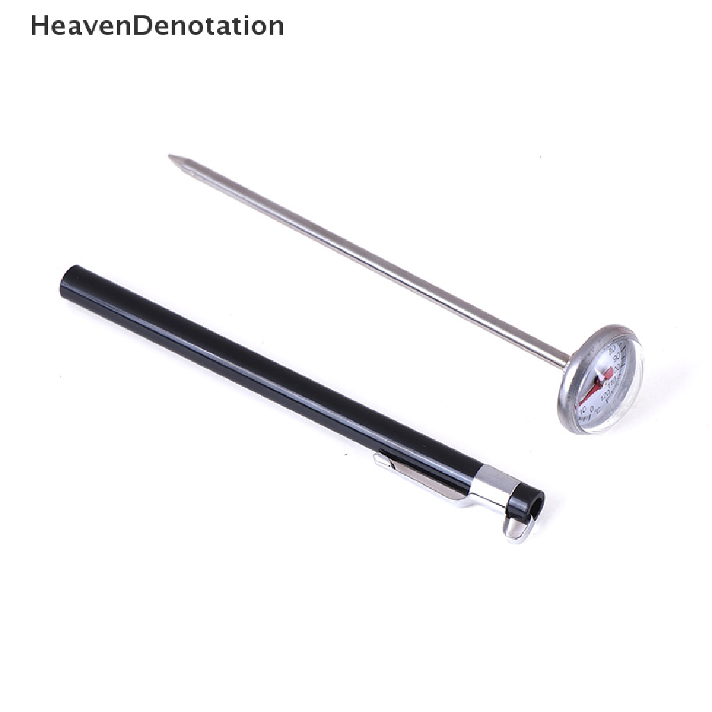 (Heavendenotation) Termometer Pengukur Suhu Makanan / Daging / Kopi / Susu Bahan Stainless Steel Untuk Bbq