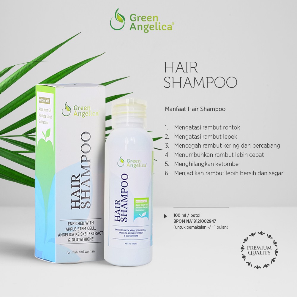 Shampoo Herbal  Penebal dan Penyubur Rambut  Rontok Anti 