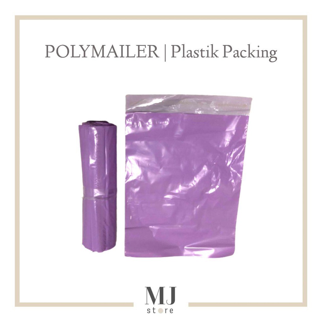 

POLYMAILER | PLASTIK PACKING| AMPLOP PLASTIK PREMIUM| 32X45| 20PCS| UNGU