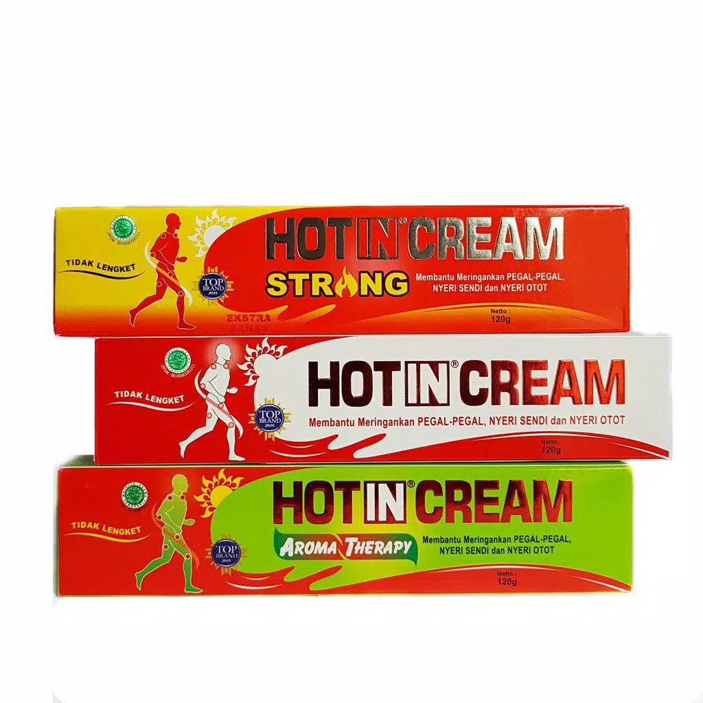 hotin hot in cream 120 gr all variant pegal nyeri sendi otot