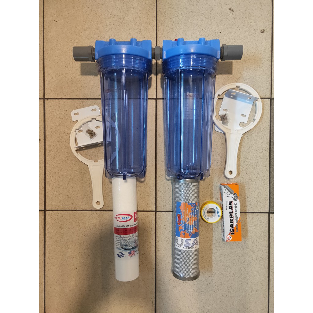 Filter Air 2 Housing Lumpur Bau Toren Pompa Sumur