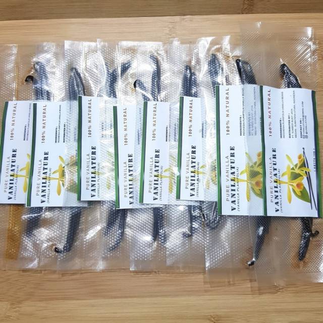

VANILLA BEAN GRADE B 10GR - BOURBORN VANILLA - GOURMET - VANILLA EXTRACT - BIJI VANILLA