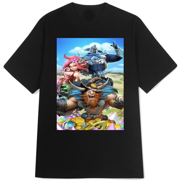 Kaos Lords Mobile Tshirt Unisex Casual Tees New Cotton Ready Stock [Bisa COD] Siap Kirim