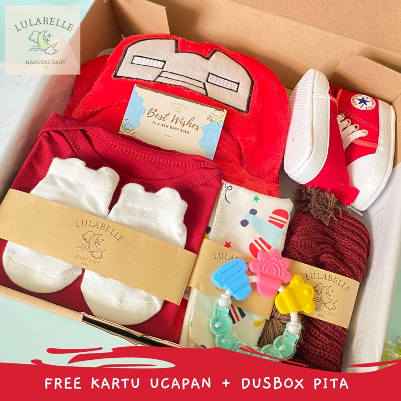 HAMPERS BAYI | KADO LAHIRAN BAYI / NEWBORN GIFT / HAMPERS BABY-IRON MAN 150