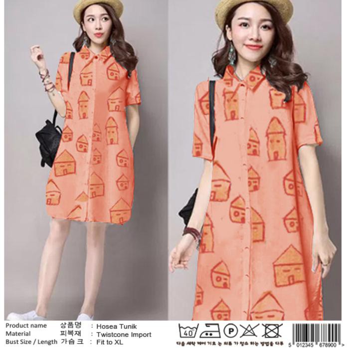 Promo Hosie Tunik Twistcone Import Lexoir Baju Grosir Tanah Abang