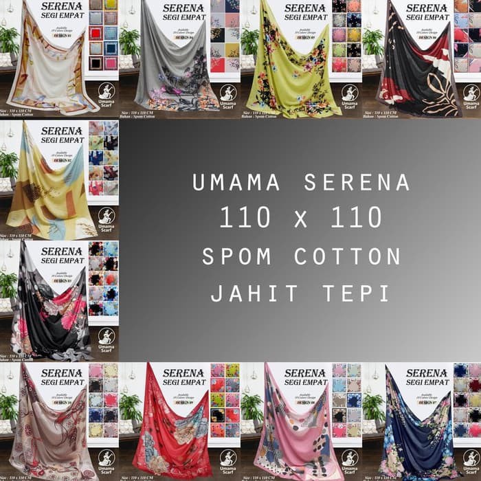 Produk terbaru dan terlaris saat ini Fashion Muslimah Serena Umama Jilbab Hijab Kerudung Scarf