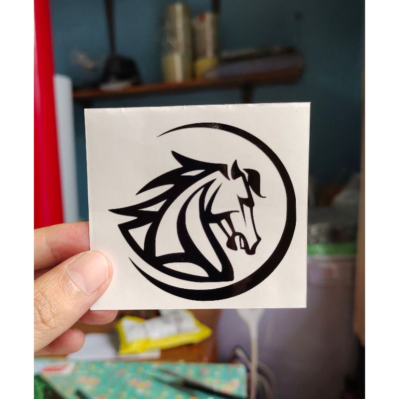 

stiker kuda custom cutting stiker murah sticker keren
