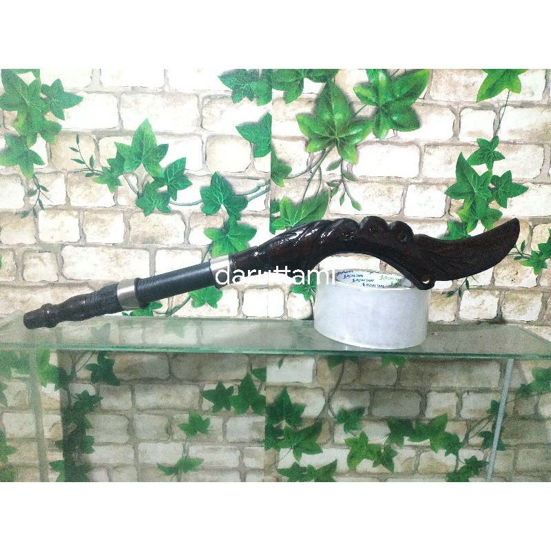 Gagang joran pancing pahul joran pancing pahul ukir pancing pahul motip kujang hitam