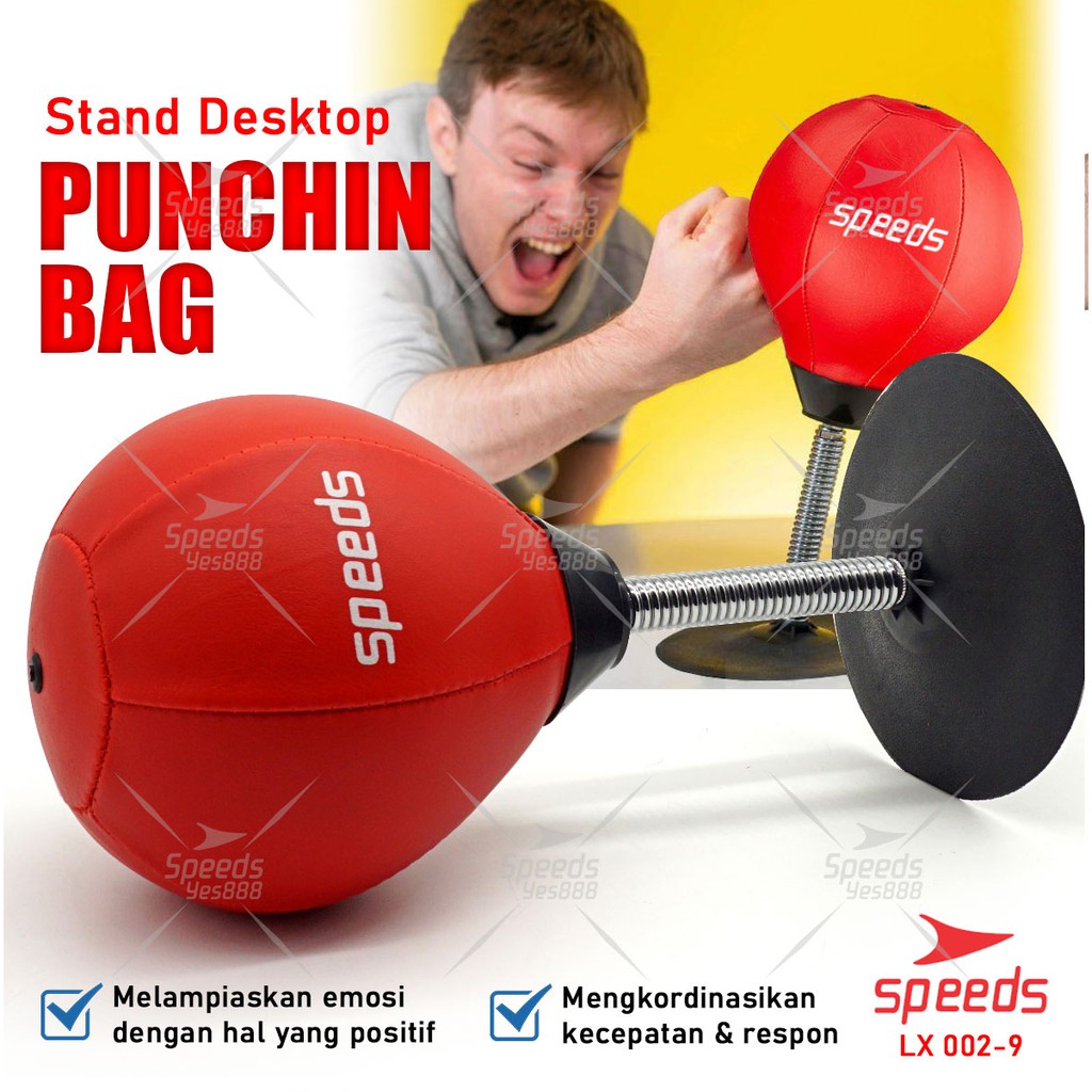 SPEEDS Standing Boxing Ball Speed Ball Mini Punching Ball Fight Box Samsak Mini Untuk Stress 002-9