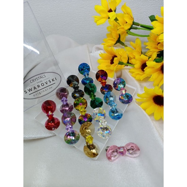 Bros Swarovski Original Mini Pengganti Jarum Pentul