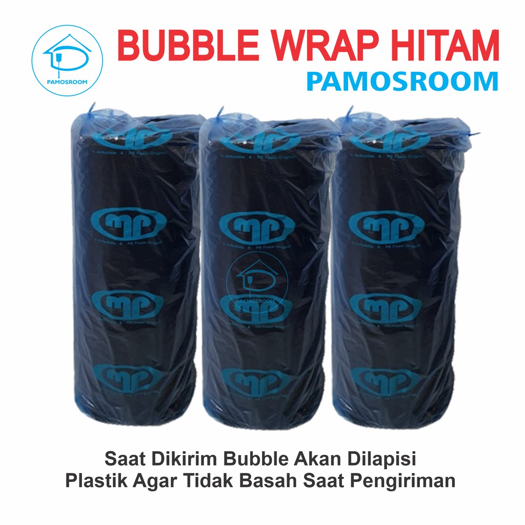 

Muliapack Bubble pack Hitam / wrap (wrapping) U : 1,25m x 50m