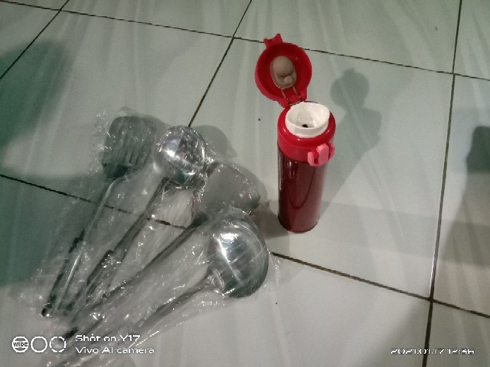 Lt- [400gr] Kitchenware Spatula Stainless Isi 7 Pc Sutil Set Sodet Alat Masak