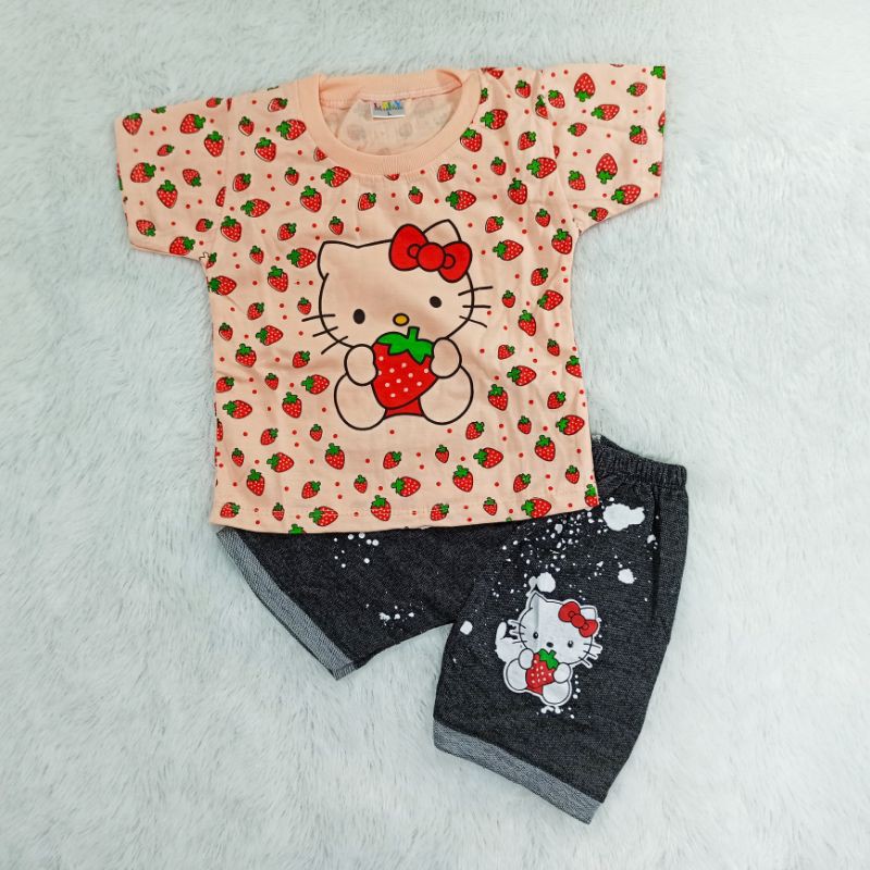 [Ss-4014] Pakaian Anak Size 0-18bulan, Baju Setelan Anak Perempuan, Anak Tampil Gemas