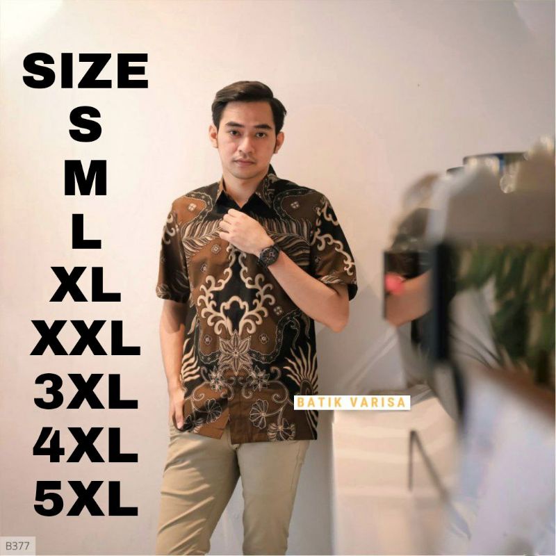 Batik Pria JUMBO Gus Azmi Syubbanul Muslimin Batik Katun Halus Lengan Pendek S M L XL XXL 3XL 4XL 5XL 6XL 7XL